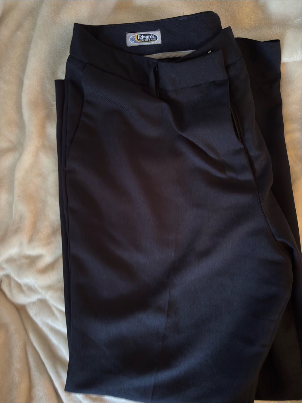 Edwards Women’s Black Dress Pants - Classic Professional Fit